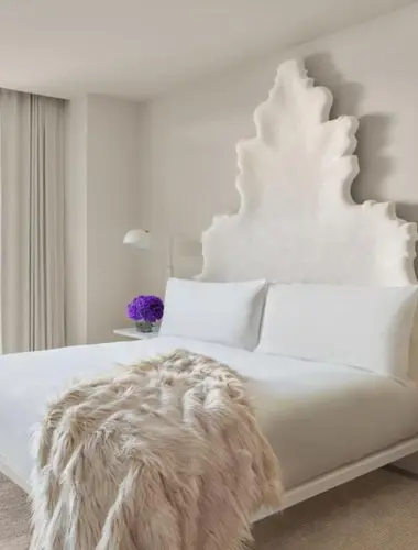 Minimalist guest room at The Madrid EDITION near Gran Vía Madrid