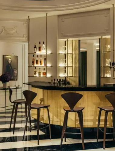 Hôtel Bourgogne & Montana hotel bar in Paris Left Bank