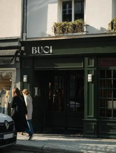 Hôtel de Buci hotel entrance in Saint-Germain Paris