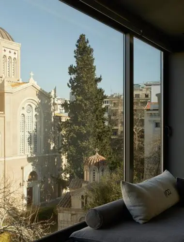 City views from Athens Woo Suites, one of the most centrally located hotels in Plaka Athens