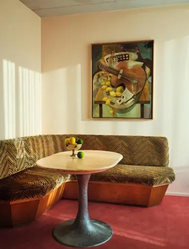 Bus Palladium hotel lounge in Pigalle Paris