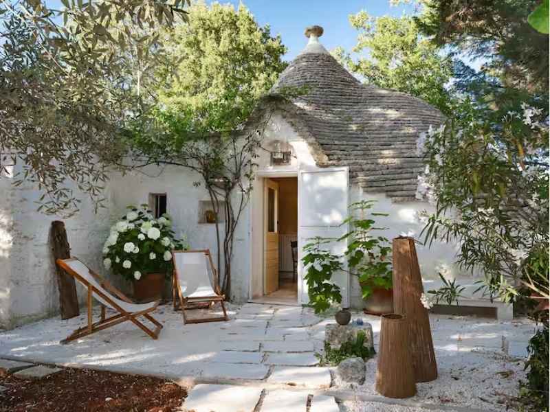 Best Airbnbs in Puglia Charming Trulli with Pool immersed in the Forest