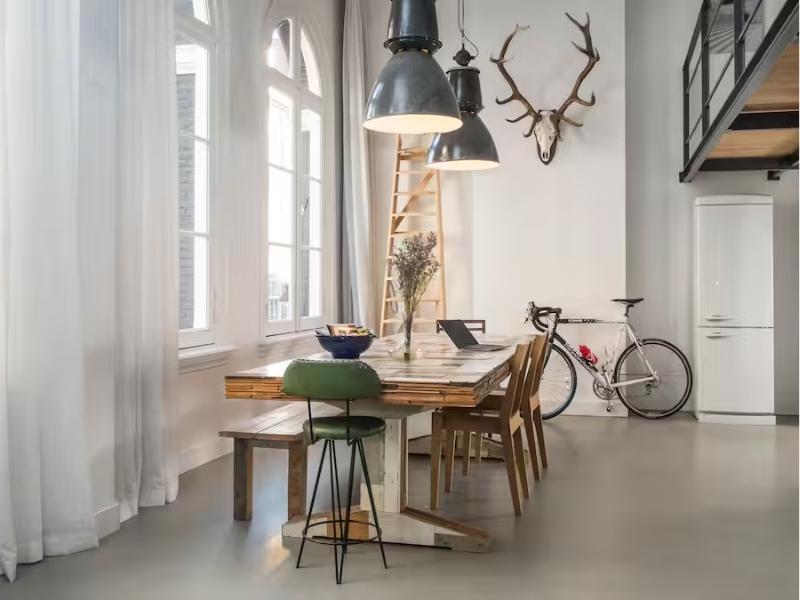 Best Airbnbs in Amsterdam Loft apartment in canal district
