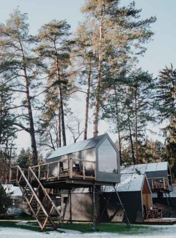 Best Treehouse Hotels In Europe Luxury glamping Chocolate village