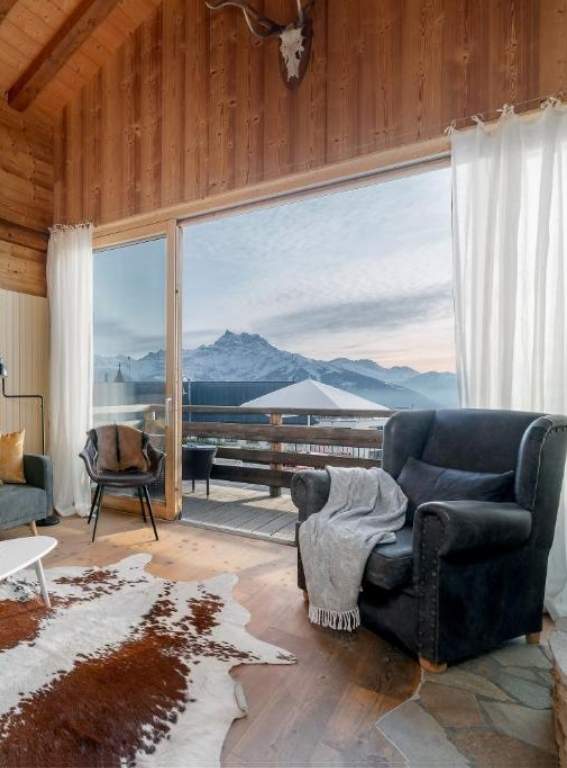 hotels in the Swiss Alps Les Mazots du Clos