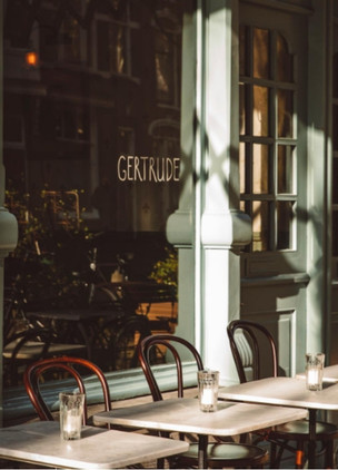 Best Places to Eat In Amsterdam Gertrude Rest. & Bar